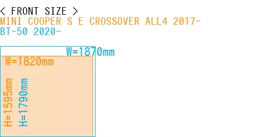 #MINI COOPER S E CROSSOVER ALL4 2017- + BT-50 2020-